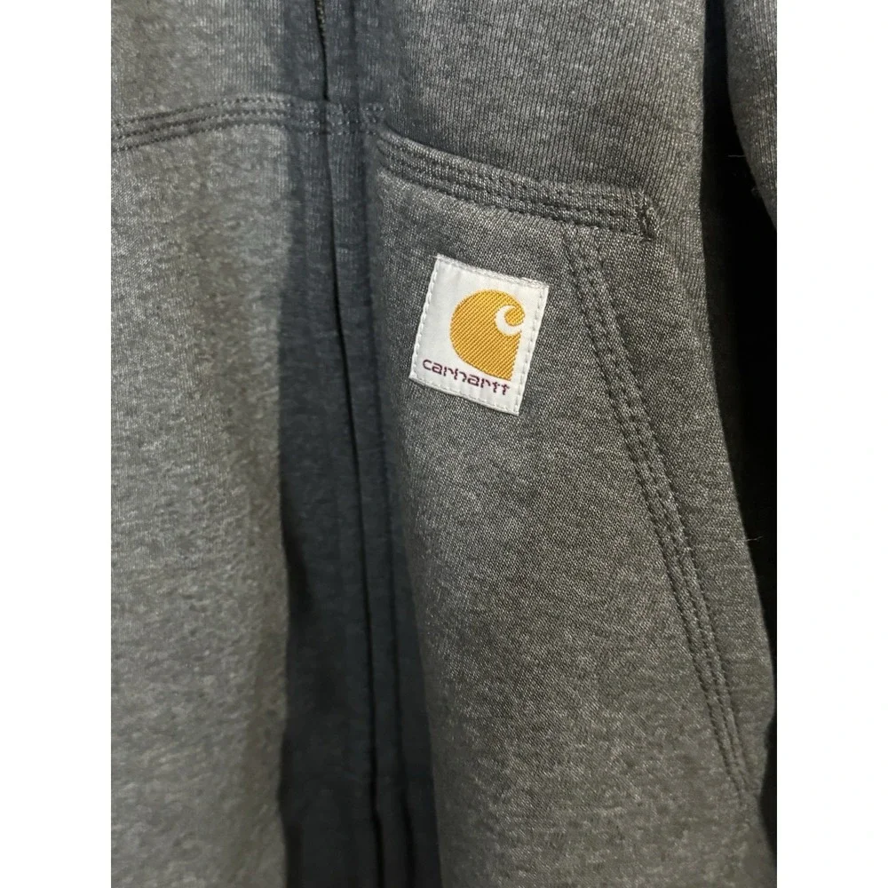 Carhartt NWT Gray Rain Defender Loose Fit Full Zip Kimley Horn Embroidered Sz 2X